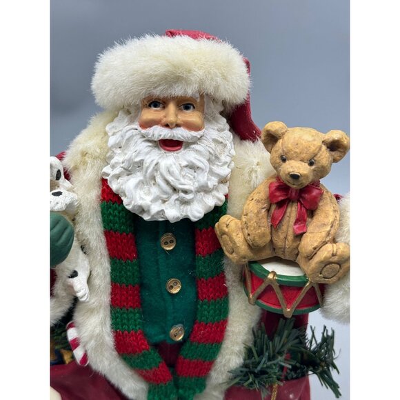 kirkland Christmas Santa Claus Figurine bear dog toys Accents & Holiday Decor - Picture 4 of 10